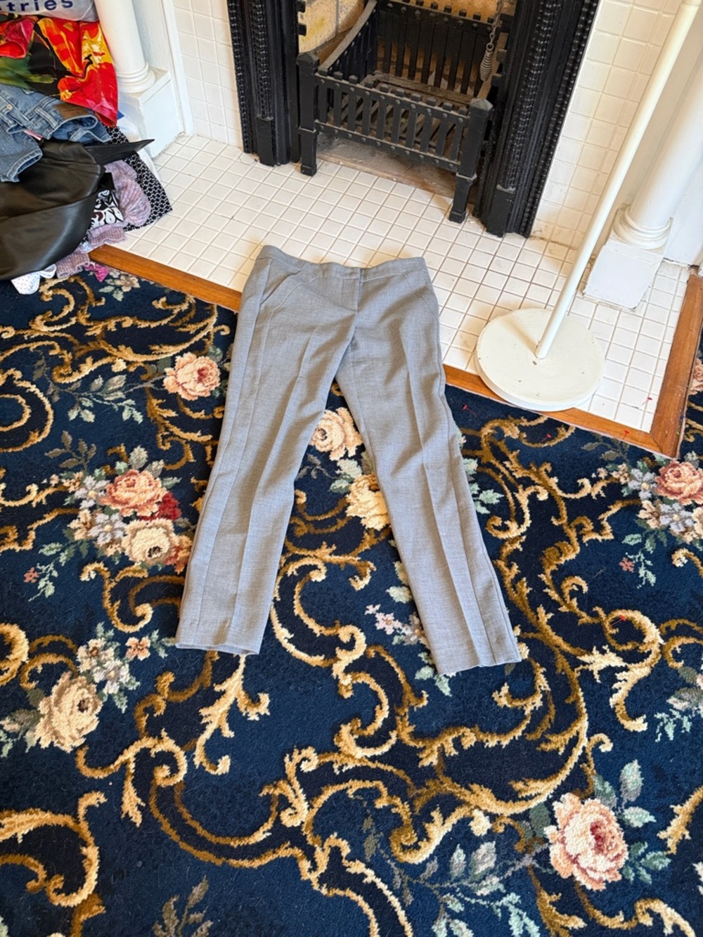Trina Turk Light‎ Gray Slim Dress Pants- worn a few times
